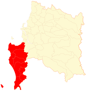 Провинция Арауко на карте