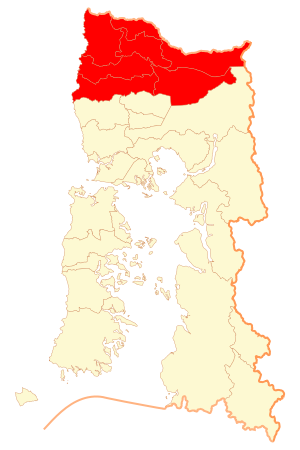 Провинция Осорно на карте