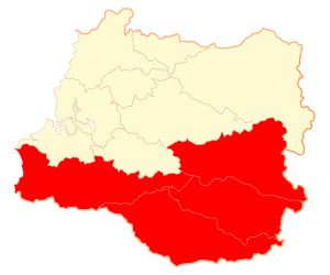 Провинция Ранко на карте