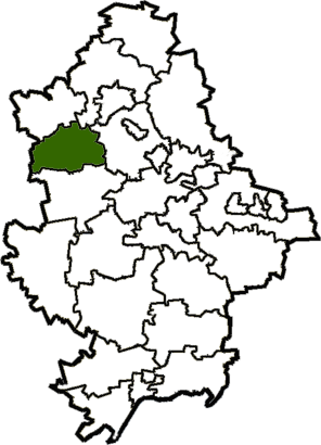 Добропольский район, карта