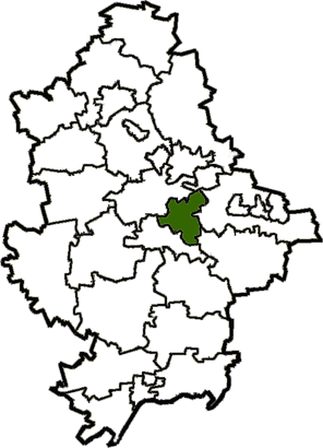 Макеевский городской совет, карта