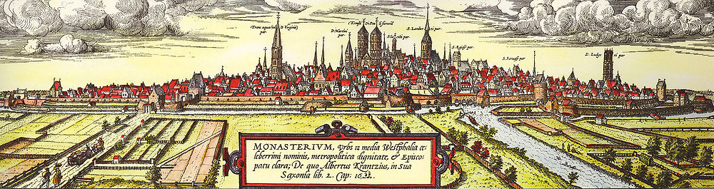 Исторический вид на город. Георг Браун и Франц Хогенберг (м. 1572 и 1618).