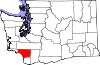 Округ Коулиц на карте штата.