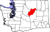 Округ Дуглас на карте штата.
