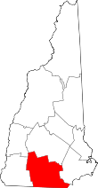 округ Хиллсборо на карте
