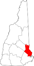 округ Страффорд на карте