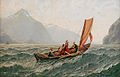 Hans Dahl - Fiord with sailing boat.jpg