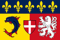 Флаг региона Рона — Альпы