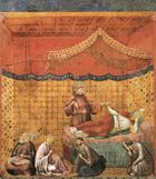 Giotto - Legend of St Francis - -25- - Dream of St Gregory.jpg