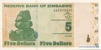 Zimbabwe $5 2009 Obverse.jpg