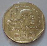 2 francs 1998 Rene Cassen-reverse.jpg