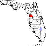 Округ Ситрэс на карте штата.
