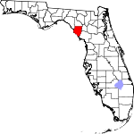 Округ Дикси на карте штата.