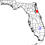 Округ Фледжлер на карте штата.