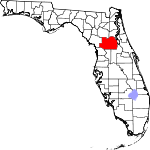 Округ Мэрион на карте штата.