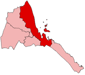 Провинция Сэмиэн-Кэй-Бахри  (Зоба Сэмиэн-Кэй-Бахри) выделена цветом на этой карте
