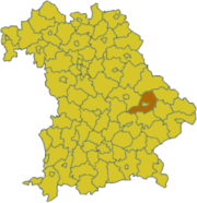 Штраубинг-Боген (район) на карте