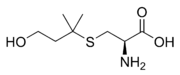 Chemical structure of felinine