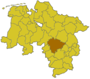 Ганновер (регион) на карте