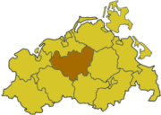 Гюстров (район) на карте