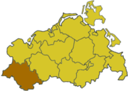 Людвигслуст (район) на карте