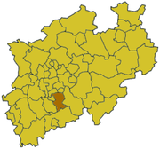 Рейниш-Бергиш (район) на карте