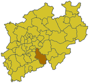 Обербергиш (район) на карте