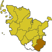 Герцогство Лауэнбург (район) на карте