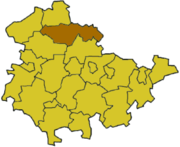 Кифхойзер (район) на карте