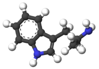 Альфа-метилтриптамин: вид молекулы