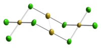 Хлорид золота(I,III): вид молекулы