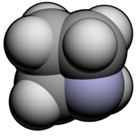 Азетидин: вид молекулы