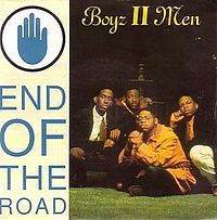 Обложка сингла «End of the Road» (Boyz II Men, 1992)
