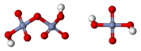 Хромовая кислота: вид молекулы