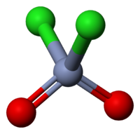 Диоксид-дихлорид хрома: вид молекулы