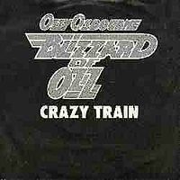 Обложка сингла «Crazy Train» (Ozzy Osbourne, 1980)