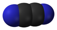 Циан (вещество): вид молекулы