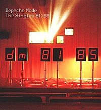 Обложка альбома «The Singles 81>85» (Depeche Mode, 1985)