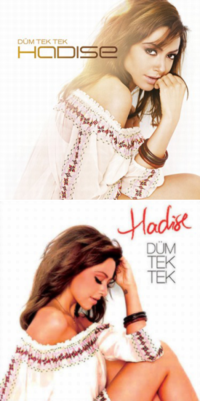 Обложка сингла «Düm Tek Tek (Crazy for You)» (Hadise, 2009)