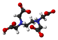 Этилендиаминтетрауксусная кислота: вид молекулы