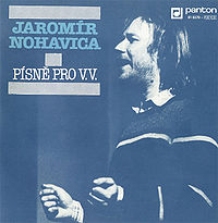 Обложка альбома «Písně pro V.V.» (Яромира Ногавицы, 1988)
