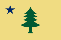 Flag of Maine 1901.svg