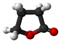 Гамма-бутиролактон: вид молекулы