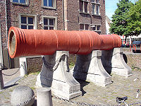 The Dulle Griet at Ghent, close to the Friday Market square in the old town