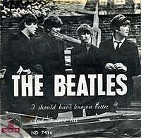 Обложка сингла «I Should Have Known Better» (The Beatles, 1964)