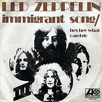 Обложка сингла «Immigrant Song» (Led Zeppelin, 1970)