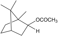 Изоборнилацетат: химическая формула