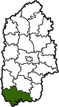 Каменец-Подольский район на карте