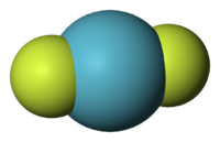 Фторид криптона(II): вид молекулы