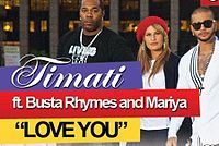 Обложка сингла «Love you» (Тимати при участии Mariya и Busta Rhymes, {{{Год}}})